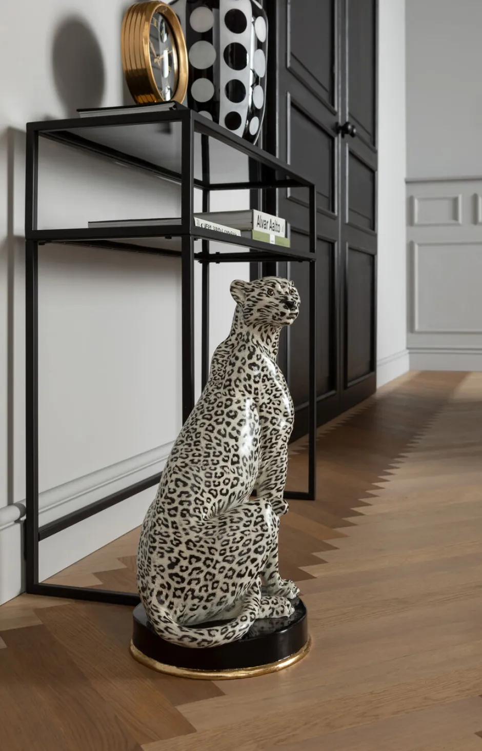 Store Console Loft Zwart 80x85cm Kasten|Lage Kasten & Dressoirs