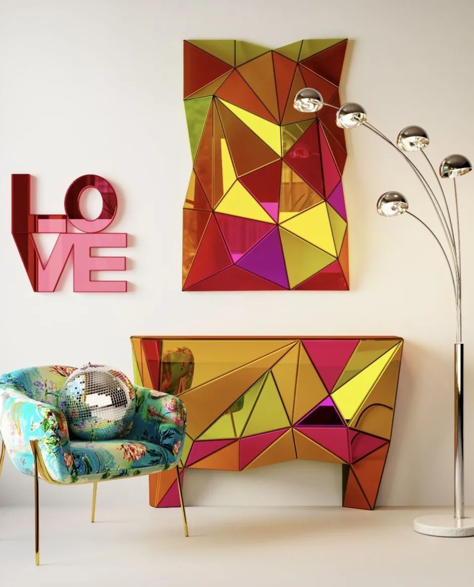 Fashion Console Prisma Colore 127cm Kasten|Lage Kasten & Dressoirs