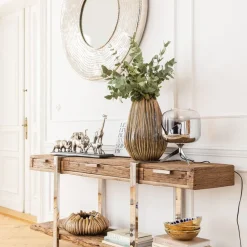 Discount Console Rustico 180x46cm Lage Kasten & Dressoirs