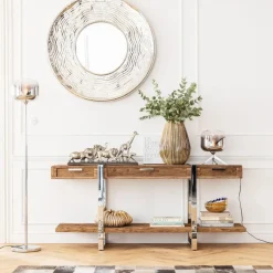 Discount Console Rustico 180x46cm Lage Kasten & Dressoirs