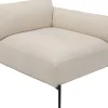Store Corner Small Right Element Chiara Cream 76cm Kasten|Banken