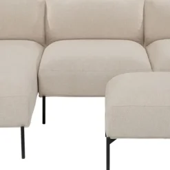 Store Corner Small Right Element Chiara Cream 76cm Kasten|Banken