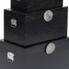 Best Sale Deco Box Nifty Black (3/Set) Kasten|Tuinmeubelen