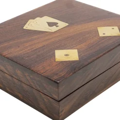 Store Deco Card Box Gamble Wood (7/part) Kasten|Tuinmeubelen