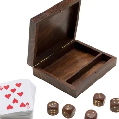 Store Deco Card Box Gamble Wood (7/part) Kasten|Tuinmeubelen