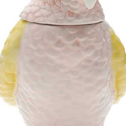 Cheap Deco Kan Exotic Bird Giallo 23cm Opbergers|Woondecoratie