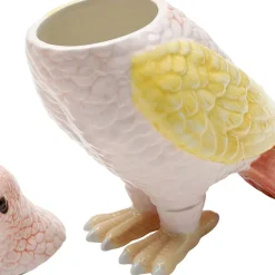 Cheap Deco Kan Exotic Bird Giallo 23cm Opbergers|Woondecoratie