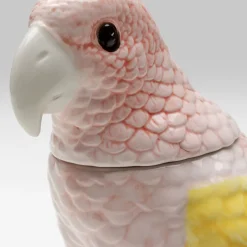 Cheap Deco Kan Exotic Bird Giallo 23cm Opbergers|Woondecoratie