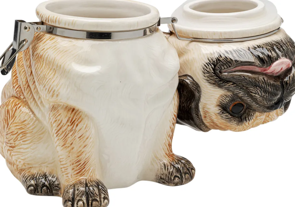 Store Deco Pot Pug 18cm Tuinmeubelen