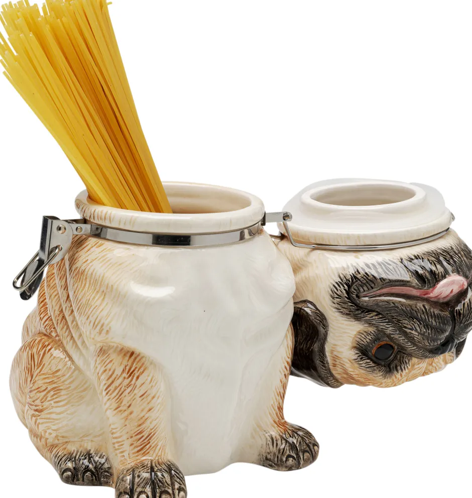 Store Deco Pot Pug 18cm Tuinmeubelen
