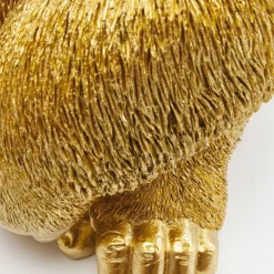 Best Decofiguur Aap Gorilla Side Medium Goud Opbergers|Woondecoratie