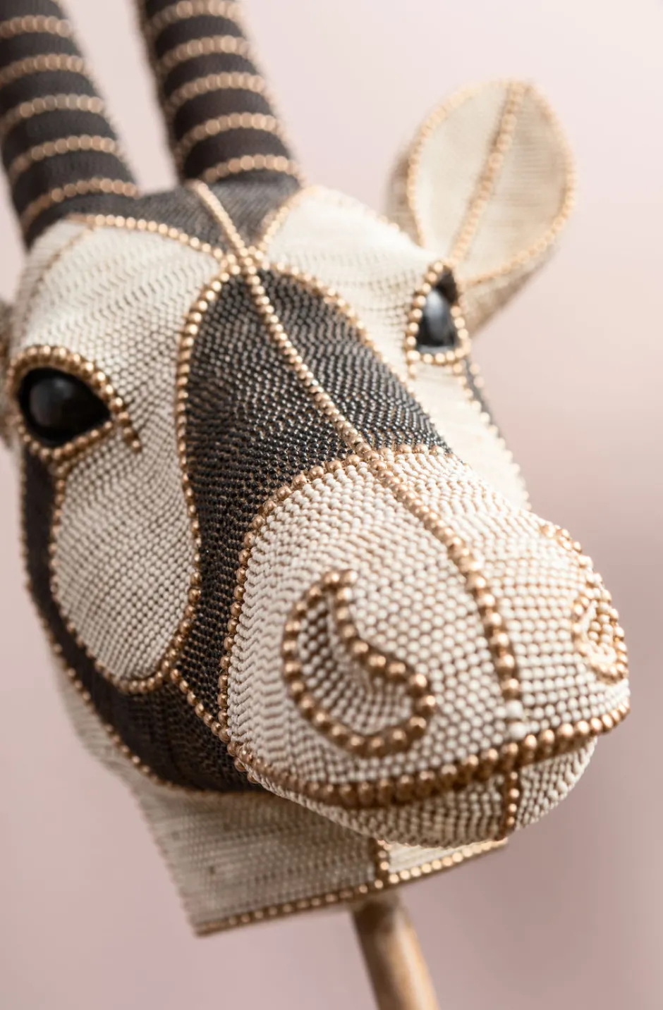 Cheap Decofiguur Antilope Head Pearls 124cm Opbergers|Woondecoratie