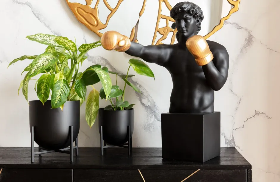 Store Decofiguur Balboa Woondecoratie|Kasten