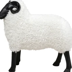 Outlet Decofiguur Bathilde Ram White 78cm Opbergers|Kasten