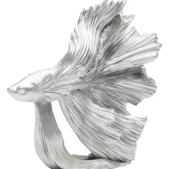 Online Decofiguur Betta Fish Zilver Klein Opbergers|Woondecoratie