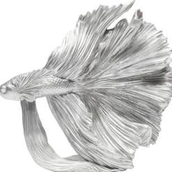 Online Decofiguur Betta Fish Zilver Klein Opbergers|Woondecoratie