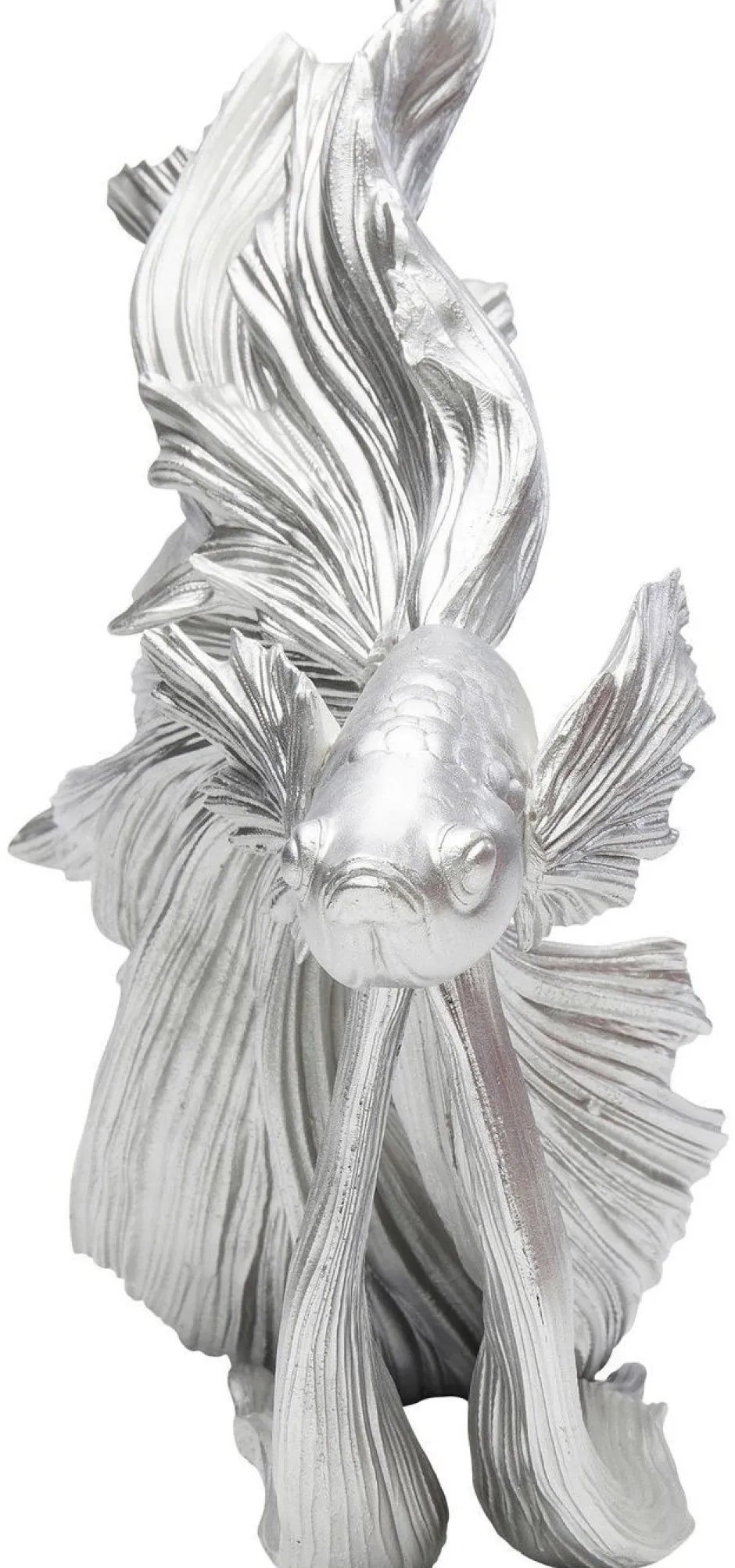 Online Decofiguur Betta Fish Zilver Klein Opbergers|Woondecoratie