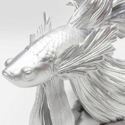 Online Decofiguur Betta Fish Zilver Klein Opbergers|Woondecoratie