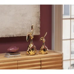 Best Decofiguur Bunny Gold 52cm Opbergers|Kasten