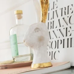 Clearance Decofiguur Bunny Goud 30cm Opbergers|Woondecoratie