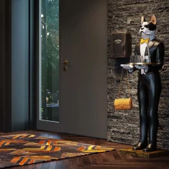 Store Decofiguur Butler Dog Alfred 159cm Woondecoratie|Tuinmeubelen