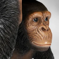 Discount Decofiguur Butler Playing Chimp Black 52cm Opbergers|Woondecoratie