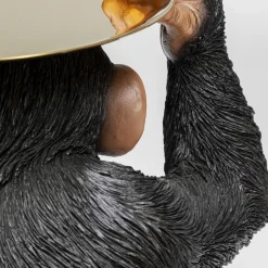 Discount Decofiguur Butler Playing Chimp Black 52cm Opbergers|Woondecoratie
