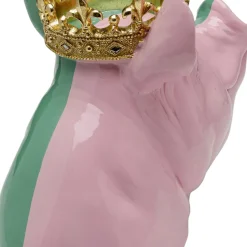 Discount Decofiguur Crowned Pig 28cm Opbergers|Woondecoratie