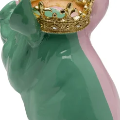 Discount Decofiguur Crowned Pig 28cm Opbergers|Woondecoratie