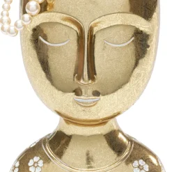 Shop Decofiguur Daisy Head Goud Opbergers|Woondecoratie