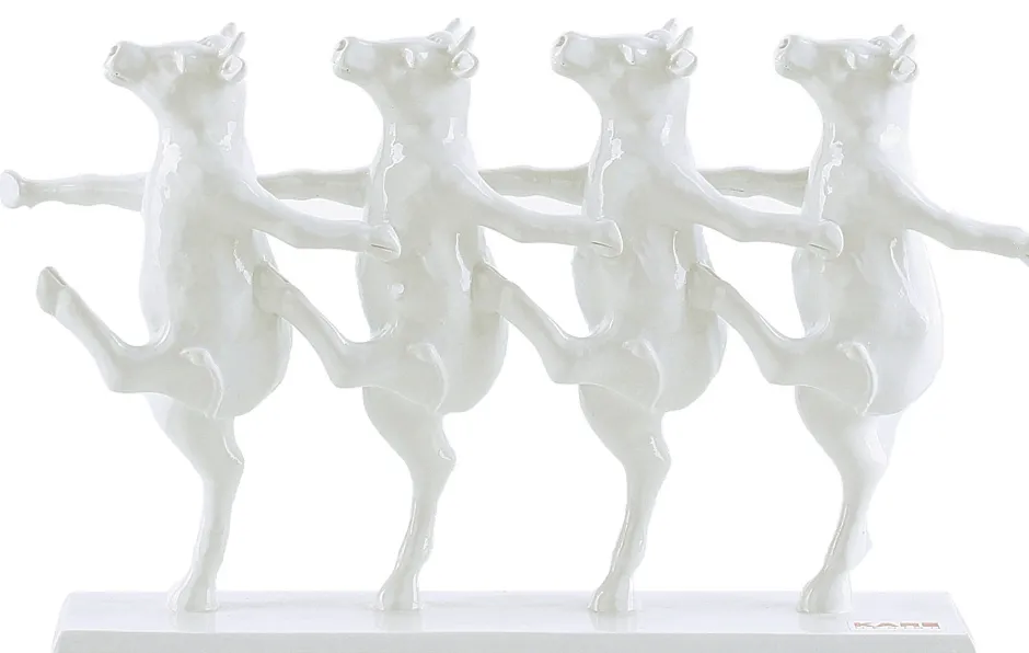 Store Decofiguur Dancing Cows Opbergers|Woondecoratie
