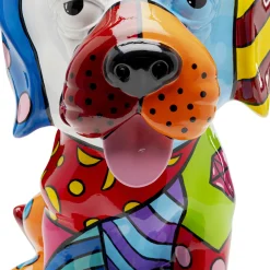 Cheap Decofiguur Dog Patchwork 35cm Woondecoratie|Tuinmeubelen