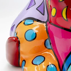 Cheap Decofiguur Dog Patchwork 35cm Woondecoratie|Tuinmeubelen