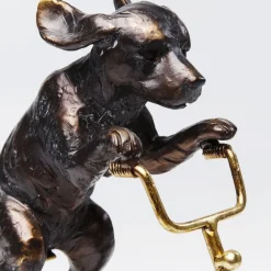 Best Sale Decofiguur Dog With Bicycle Opbergers|Woondecoratie
