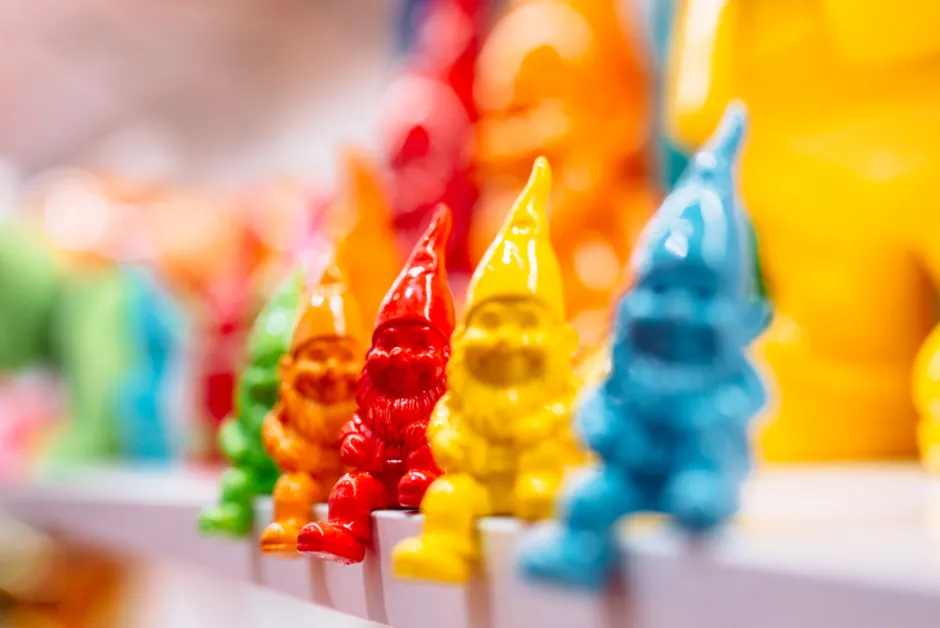 Best Decofiguur Dwerg Colore 11cm Opbergers|Woondecoratie