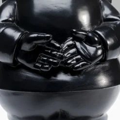Discount Decofiguur Dwerg Staand Zwart Goud 30cm Opbergers|Woondecoratie