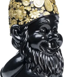 Cheap Decofiguur Dwerg Staand Zwart Goud 61cm Opbergers|Woondecoratie