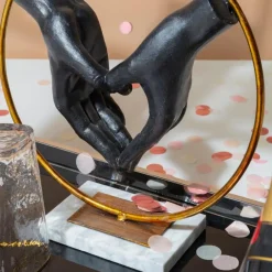 Shop Decofiguur Elements Heart Hand 33,5cm Opbergers|Woondecoratie