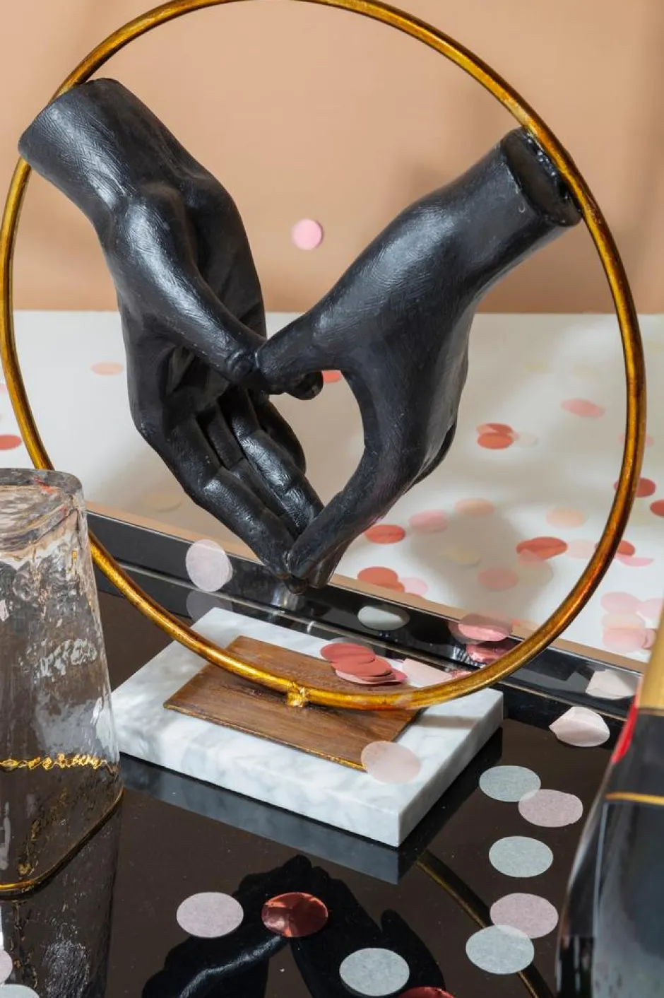 Shop Decofiguur Elements Heart Hand 33,5cm Opbergers|Woondecoratie