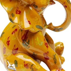 Cheap Decofiguur Elephant Dots Yellow 18cm Opbergers|Woondecoratie