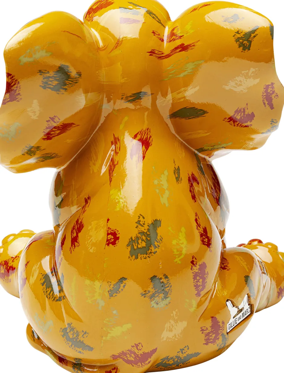 Cheap Decofiguur Elephant Dots Yellow 18cm Opbergers|Woondecoratie