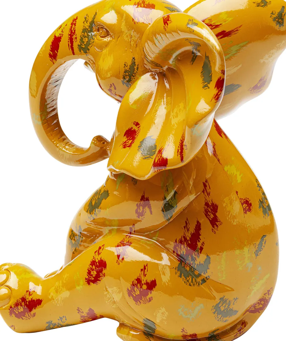 Cheap Decofiguur Elephant Dots Yellow 18cm Opbergers|Woondecoratie