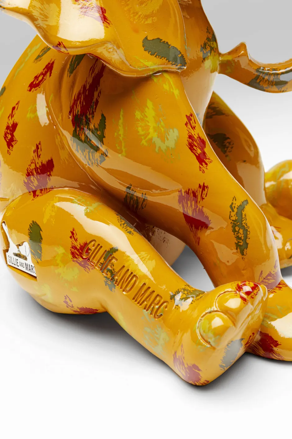 Cheap Decofiguur Elephant Dots Yellow 18cm Opbergers|Woondecoratie