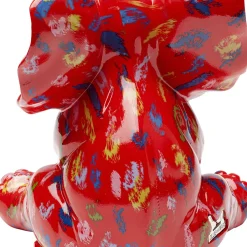 Flash Sale Decofiguur Elephant Dots Red 18cm Opbergers|Woondecoratie