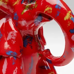Flash Sale Decofiguur Elephant Dots Red 18cm Opbergers|Woondecoratie