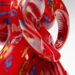Flash Sale Decofiguur Elephant Dots Red 18cm Opbergers|Woondecoratie