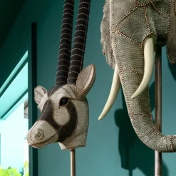 Shop Decofiguur Elephant Head Pearls 76cm Opbergers|Woondecoratie