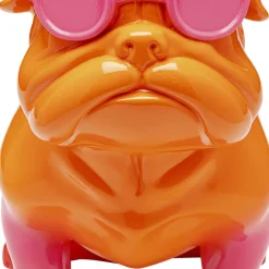 Shop Decofiguur Fashion Dog Orange 17cm Opbergers|Woondecoratie