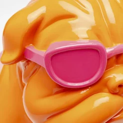 Shop Decofiguur Fashion Dog Orange 17cm Opbergers|Woondecoratie
