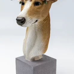 Outlet Decofiguur Fiori Greyhound 47cm Opbergers|Woondecoratie